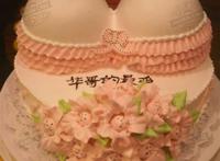 胸罩造型生日蛋糕