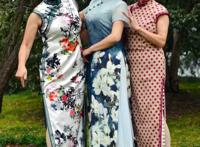 中老年妇女旗袍照