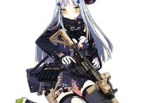 少女前线hk416百合图