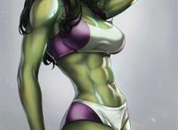 女绿巨人变大过程 女绿巨人变大过程