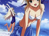 动漫美女没衣服图片