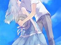 动漫男生亲吻女生图