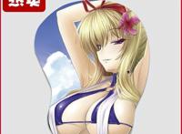 大胸美女护腕鼠标垫手感逼真