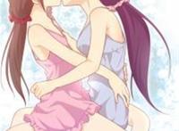 动漫美女百合亲吻