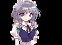 十六夜咲夜黄昏风立绘izayoi sakuya  