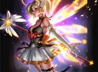 《守望先锋》同人图 圣诞装d.va性感俏皮!