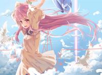 『在桜花季漫步』「pixiv」 画师:poppy