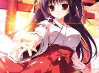 みけおう「夕焼けの巫女」