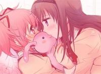 百合 魔法少女小圆 圆焰 圆神