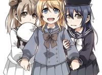 同人 p站 lovelive μs 缪斯 绚濑绘里 园田海未 南琴梨 南小鸟 绘海