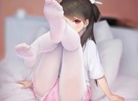 二次元图片 白丝足控!福利向!不来舔一舔吗?