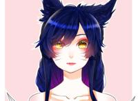 lol阿狸福利泳装本子 小嘴还吃着冰淇淋