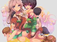 [萌萌哒]卡通美女图片之动漫美女百合本子全彩福利