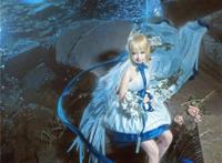 足控福利!《fate/zero》saber插画礼服的cosplay欣赏