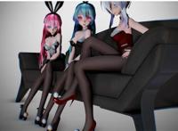 【足控福利】tda兔女郎的虎视眈眈,绅士必入~舔舔舔