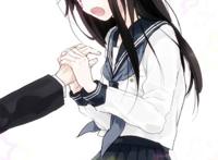 情头二次元一左一右污