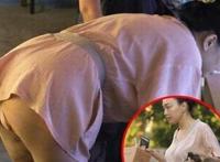 45岁钟丽缇出街购物走光