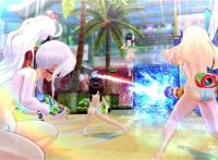 闪乱神乐 沙滩戏水