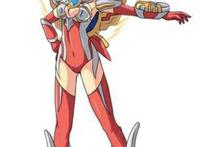 奥特曼原图和娘化图片的对比.