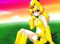 人鸟合体 超萌系娘化版愤怒的小鸟