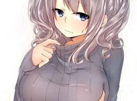 银发巨乳舰娘鹿岛福利图