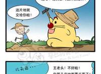 辛巴狗和哈米兔四格漫画:种菜篇