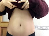 晒下20周的肚子,宝妈们你们也来晒晒.