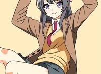 (樱岛麻衣学姐p站画师图)