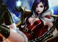 lol妩媚妖姬乐芙兰邪恶本子 爆乳大白腿