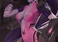 守望先锋黑寡妇巨乳翘臀