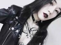 黑色皮衣御姐本子 皮衣纱裙