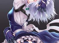 《东方project》十六夜咲夜美图特辑,完美的女仆