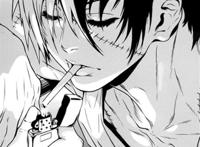 抽烟男头像帅气