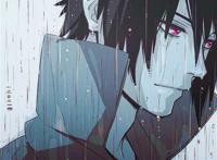 动漫男生埋头哭泣图片