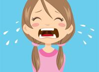 女孩哭泣漫画图片唯美图片