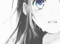 黑白二次元动漫图片感伤唯美个性情头