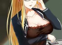 女子学院的男生戴眼镜美女校长宋丽性感图