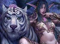 月女(月女白虎坐骑)