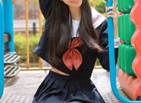 高挑jk制服美女图片高清手机壁纸