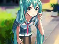 jk校服初音未来壁纸