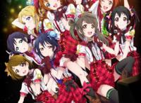 缪斯全员:穗乃果,海未,小琴,绘里,希,妮可,小真姬,花阳,小凛.