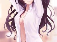 二次元泳装插画唯美