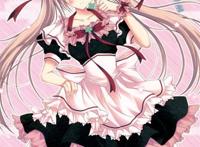 二次元娇羞女仆图