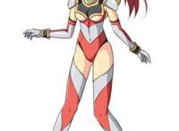 奥特曼女性化图片