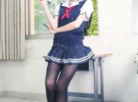 黑丝御姐腿控不起眼女主角培育法霞之丘诗羽cos