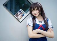 路人女主的养成方法——霞之丘诗羽黑丝cos!