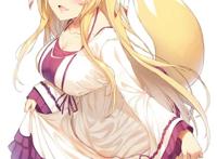 二次元少女抱腿的图片 