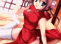 二次元美腿黑丝妹子欣赏图片