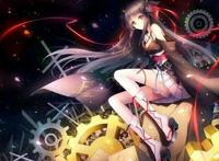 女生二次元高冷血瞳