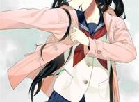 动漫戴眼镜的女生